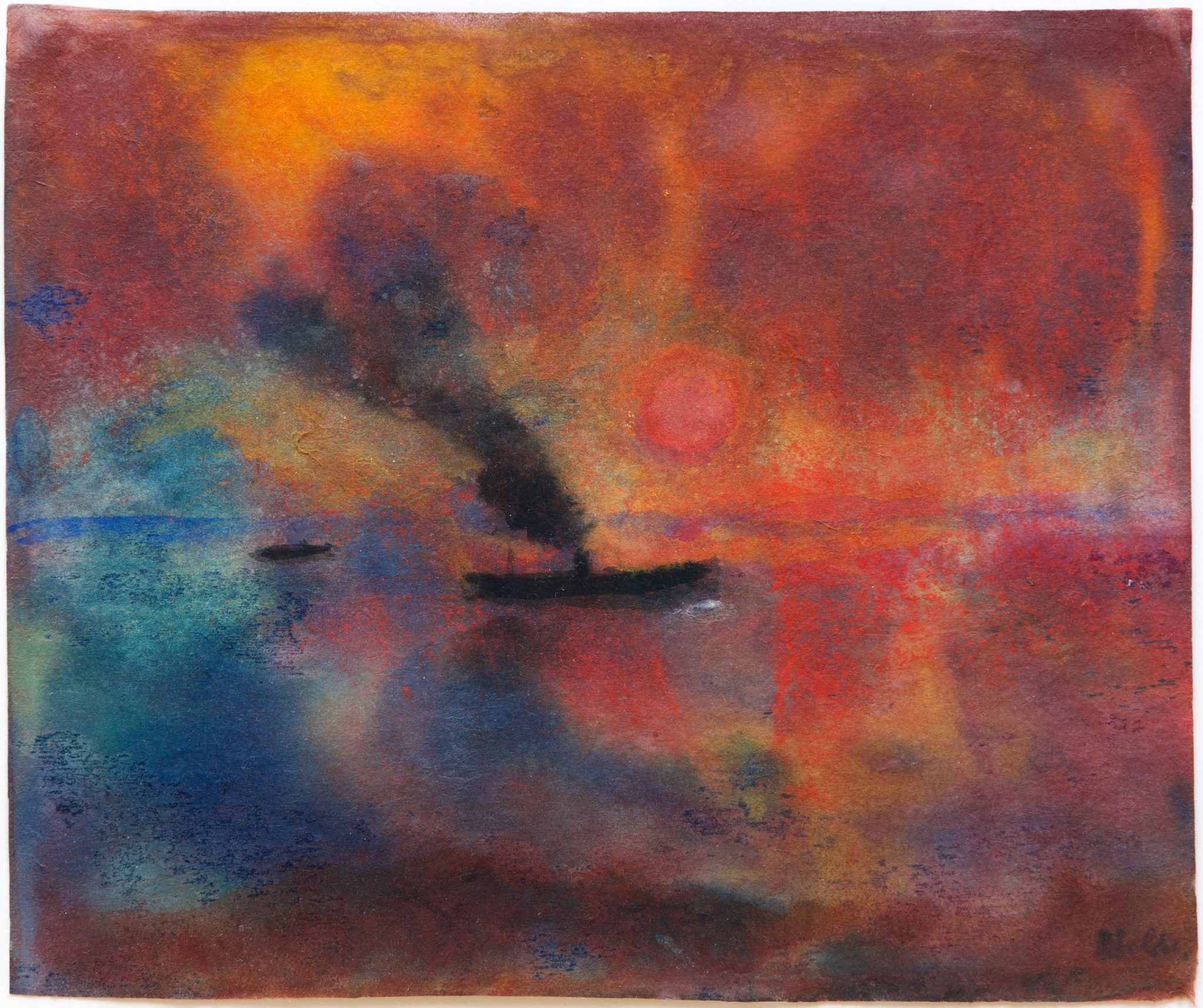 Nolde, Emil: Red evening sun, 1946 - Galerie Paffrath - Kaufen