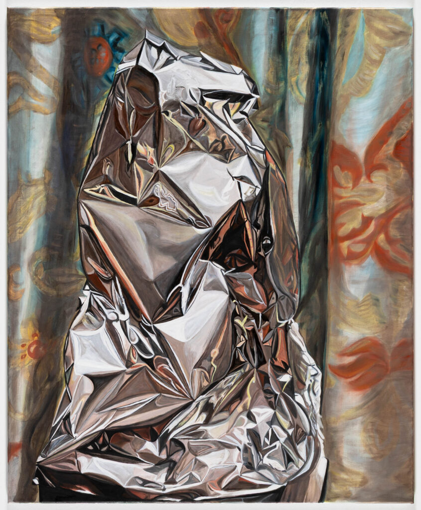 Katharina Schwarz-Schütte, o. T., 2024, 10 x 90 cm, Öl auf Leinwand, Preis auf Anfrage