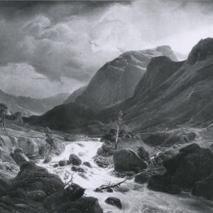 Achenbach, Andreas: mountain stream, 1839
