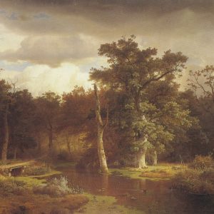 Achenbach, Andreas: Autumn forest landscape, 1843