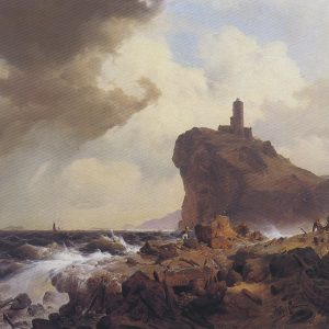 Achenbach, Andreas: Norwegian coast, 1837
