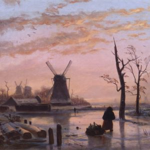 Achenbach, Andreas: winter landscape, 1838