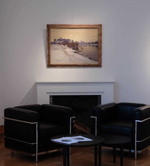 Max Clarenbach: Wintersonne am Niederrhein