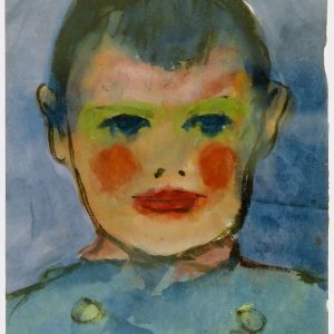 Nolde, Emil: Boy's head, 1920