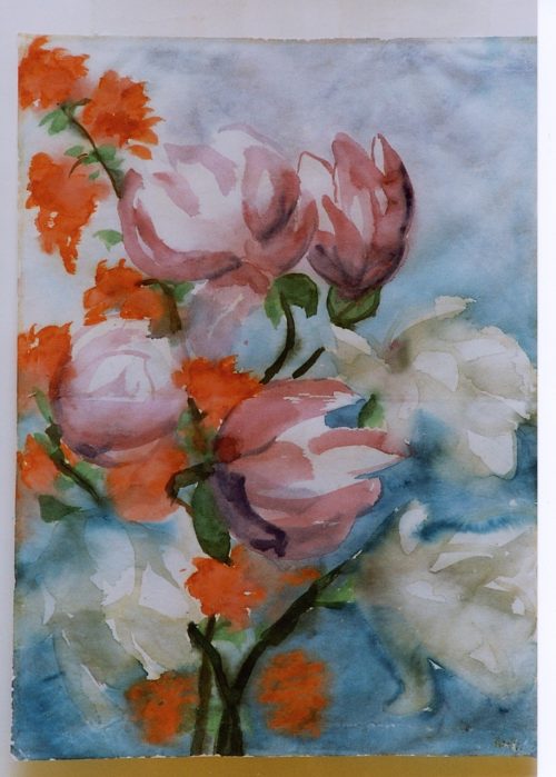 Nolde, Emil: Magnolias, 1925
