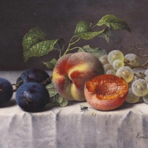 Preyer, Emilie: Still life with fruit
