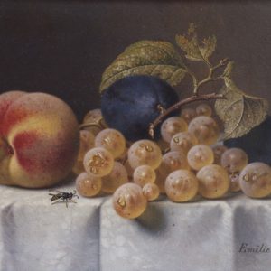 Preyer, Emilie: Still life with peach
