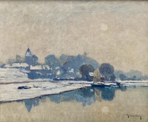 Max Clarenbach: Sunny winter day near Wittlaer