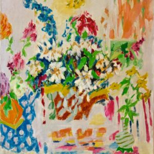 Cavaillès, Jules: Colorful flowers, 1968