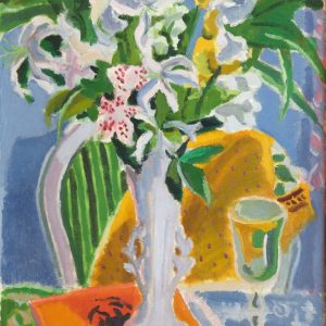 Cavaillès, Jules: White bouquet of lilies