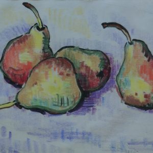 Schmidt-Rottluff, Karl: Four pears