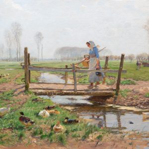 Hugo Mühlig: Frühling am Niederrhein, 1910