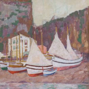Walter Ophey: Hafen von Meta bei Sorrent, um 1910