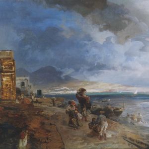 Achenbach, Oswald: On the Gulf of Naples, 1878