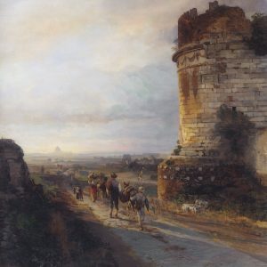 Achenbach, Oswald: View of Rome, 1880