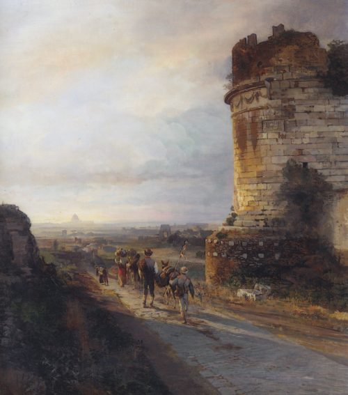 Achenbach, Oswald: View of Rome, 1880