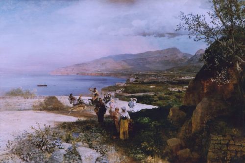 Achenbach, Oswald: Bay of Salerno, 1885