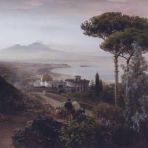 Achenbach, Oswald: Gulf of Naples in the morning light, 1884