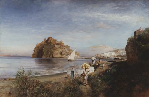 Achenbach, Oswald: Ischia. Aragonese Castle, 1880