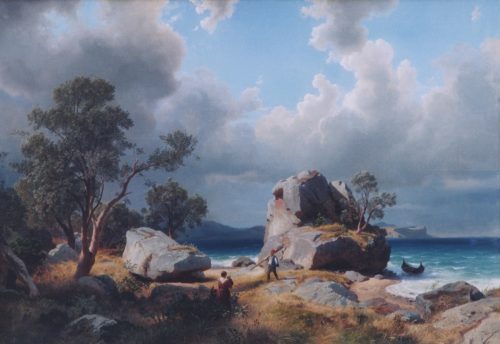 Achenbach, Oswald: Northern Italy, 1847