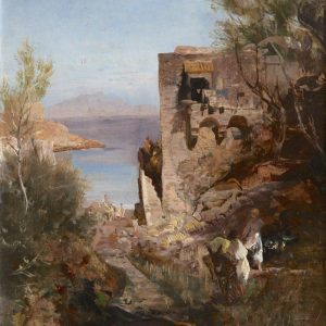 Achenbach, Oswald: At Naples, 1877