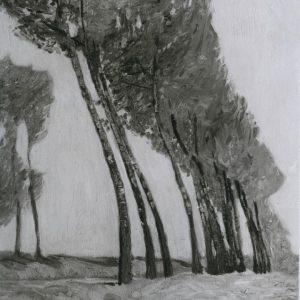 Walter Ophey: Hohe Pappeln, 1906