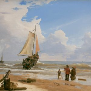 Andreas Achenbach: "At the beach", 1836