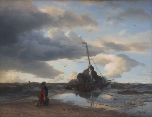 Andreas Achenbach: "Nordseeküste", 1863