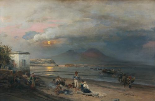 Achenbach, Oswald: Gulf of Naples, 1876