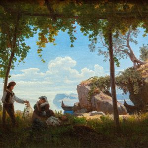 Achenbach, Oswald: "Northern Italian landscape", 1849