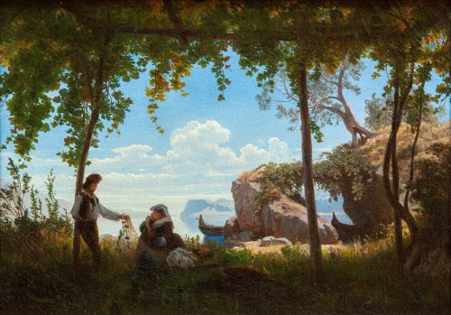 Achenbach, Oswald: "Northern Italian landscape", 1849