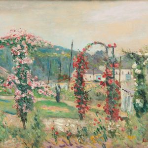 Adrion, Lucien: "Rosengarten in Bievres", ca. 1920