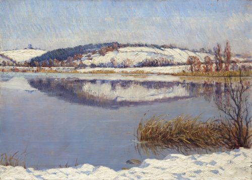 Arp, Carl: Sonnige Winterlandschaft