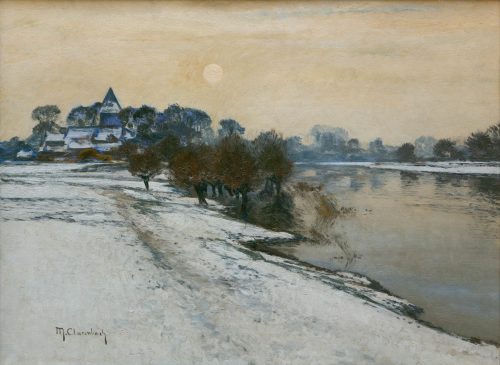 Max Clarenbach: Wintersonne am Niederrhein