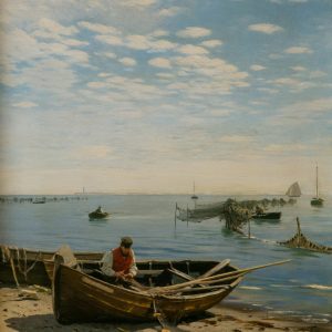 Eugen Dücker: Baltic Sea beach, 1883