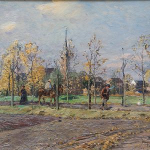 Hugo Mühlig: View of Eller, 1886