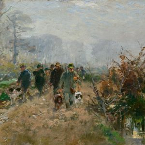 Hugo Mühlig: Autumn hunt