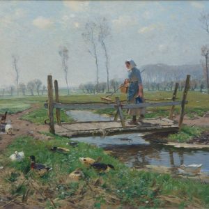 Hugo Mühlig: Frühling am Niederrhein