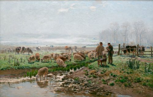 Hugo Mühlig: Der Plausch am Morgen