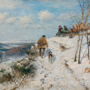 Hugo Mühlig: Aussicht in Winterlandschaft