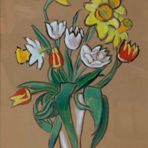 Münter, Gabriele: Bunch of flowers, 1955