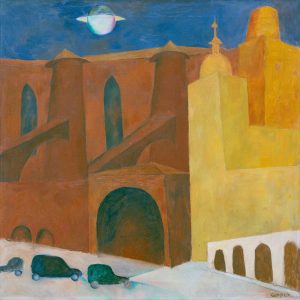Ophey, Walter: Evening in Assisi, 1924